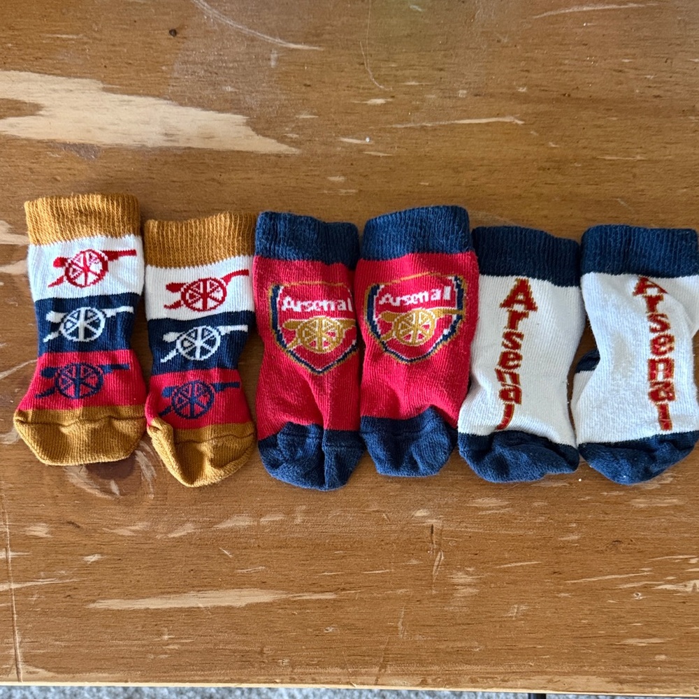 Arsenal Football Club Baby Infant Socks
